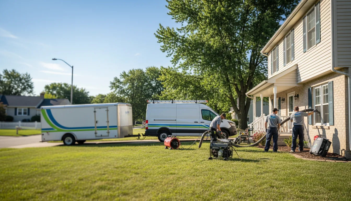 Flooded Basement Restoration And Cleanup With Repair in Garfield, KS near me